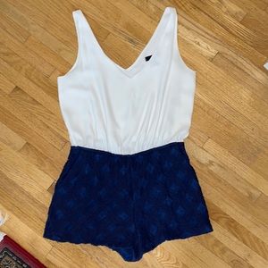 Aqua Size small romper